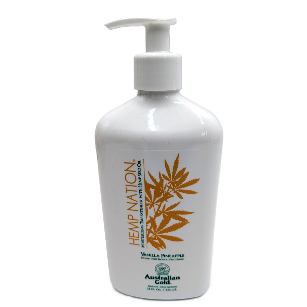 Australian Gold Hemp Nation Vanilla Pineapple Moisturizing Tan Extender 18oz